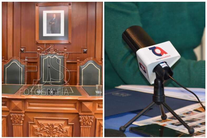 Salón de Plenos del Ayuntamiento de Telde (Foto TA)